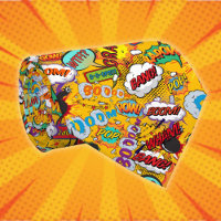 Comic Book Pop Art Explosionen Superheld