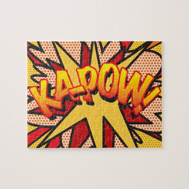 Comic Book Pop Art KA-POW (Horizontal)