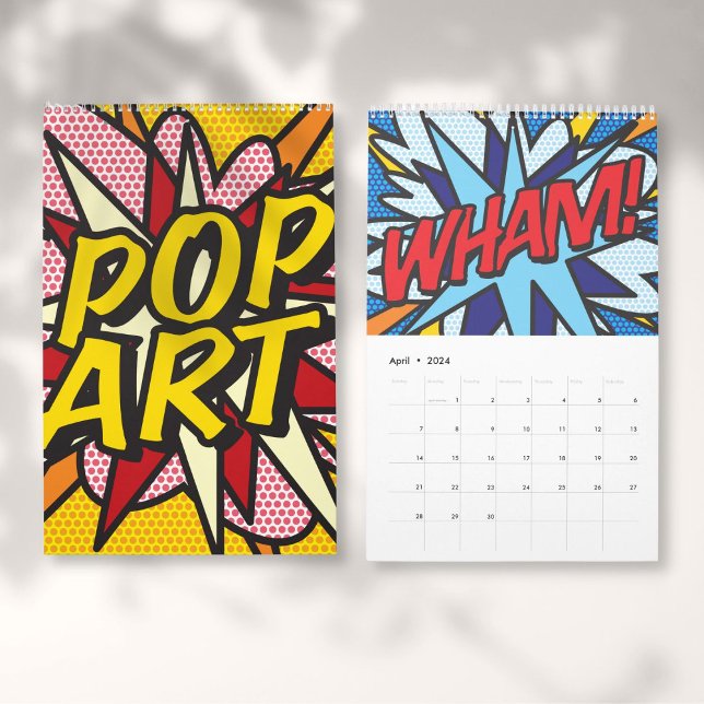 Comic Book Pop Art Kalender (Comic Book Pop Art Calendar)