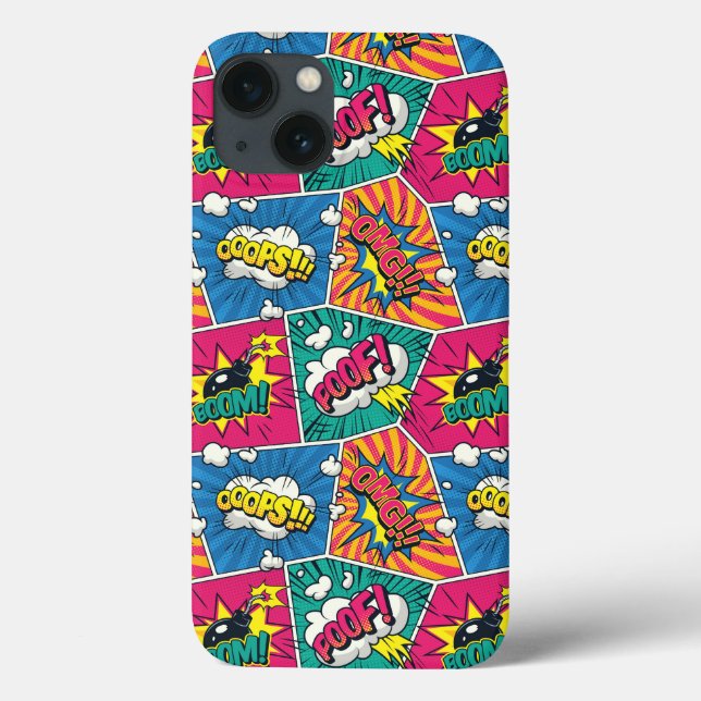 Comic Book Pop Art Phone Case (Rückseite)