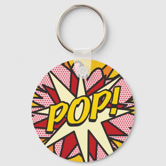 Comic Book Pop Art POP! Schlüsselanhänger (Vorderseite)