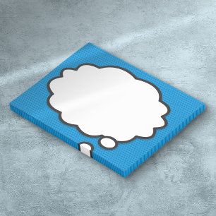 Comic-Book-Pop-Art-Sprechblase Post-it Klebezettel