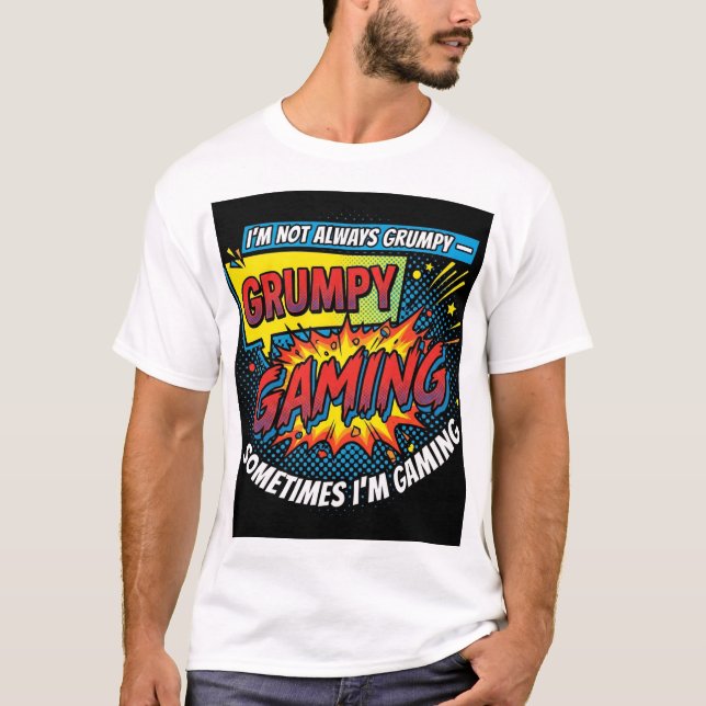 Comic-Book-Pop-Art-T-Shirt-Geschenk T-Shirt (Vorderseite)