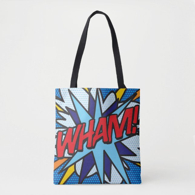 Comic Book Pop Art WHAM!BANG! Tasche (Vorderseite)