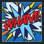 Comic Book Pop Art WHAM Poster<br><div class="desc">Ein cooles,  trendiges und unterhaltsames Design,  das die Wimpern,  Zap,  Pow in Ihre Zuhause,  Ihr Leben und Ihren Tag steckt. Ein tolles Geschenk für Sie,  Ihre Freunde oder Ihre Familie. Entworfen von ComicBookPop© unter www.zazzle.com/comicbookpop*</div>