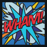 Comic Book Pop Art WHAM Superheld Künstlicher Leinwanddruck<br><div class="desc">Trendy,  coole Pop Art Imitate Leinwand,  die eine große Ergänzung zu Ihrer Wohngestaltung. Das perfekte Haus-Erwärmung-Geschenk für Sie,  Ihre Freunde oder Ihre Familie. Entworfen von ComicBookPop© unter www.zazzle.com/comicbookpop*</div>