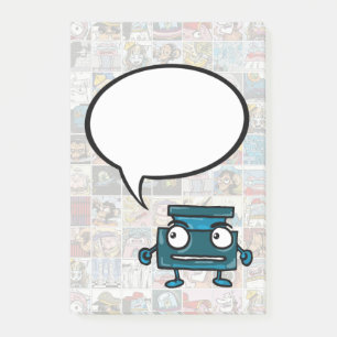 Comic-Book-Sprechblase Meine Nachricht Post-it-Not Post-it Klebezettel