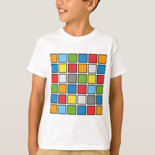 Comic Book Style Squares T - Shirt