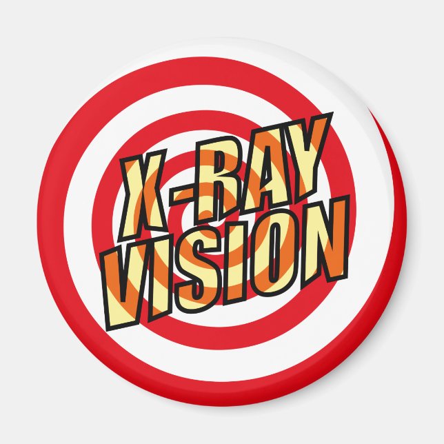 Comic Book X-RAY VISION Magnet (Vorne)
