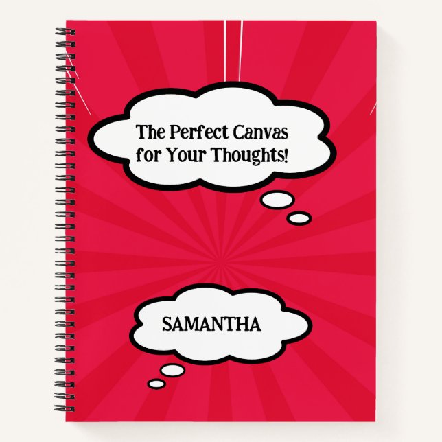 Comic-Buch cool niedliche einzigartige Trend-Graph Notizbuch (Vorderseite)