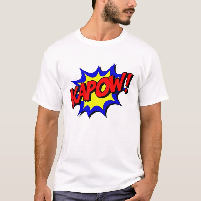 Comic Buch Kapow! T-Shirt (Vorderseite)