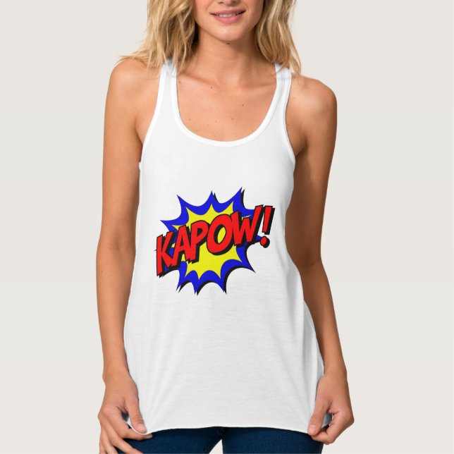 Comic Buch Kapow! Tank Top (Vorderseite)