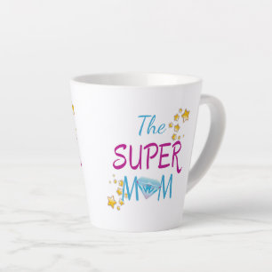 Comic Buch Pop Art Superhero Mama Muttertag Milchtasse