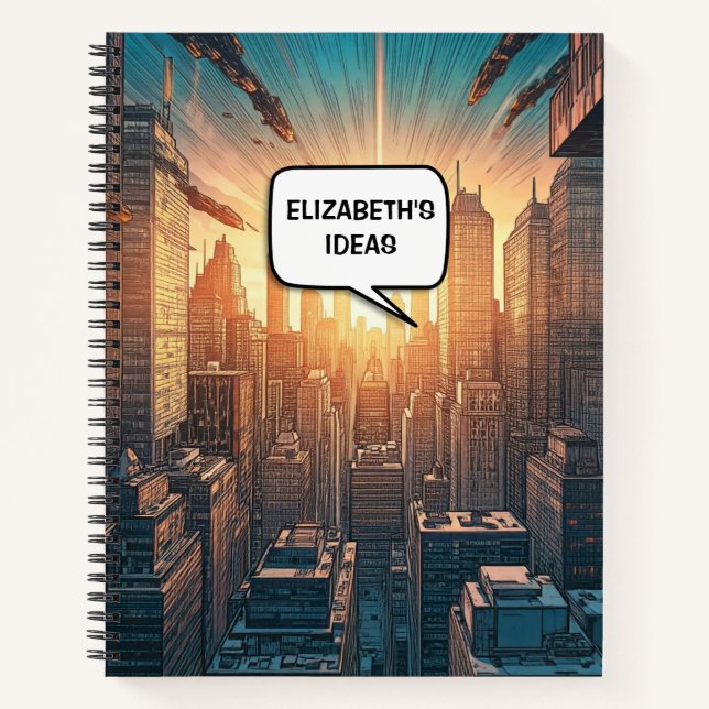 Comic Buch Thema personalisierter Name Trendsetter (Vorderseite)