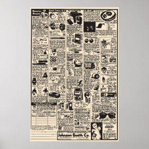 Comic Buchanzeigen Poster