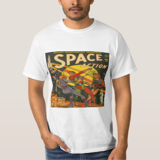 Comic-Bucheinbänd der Raum-Aktions-#1 klassische T-Shirt