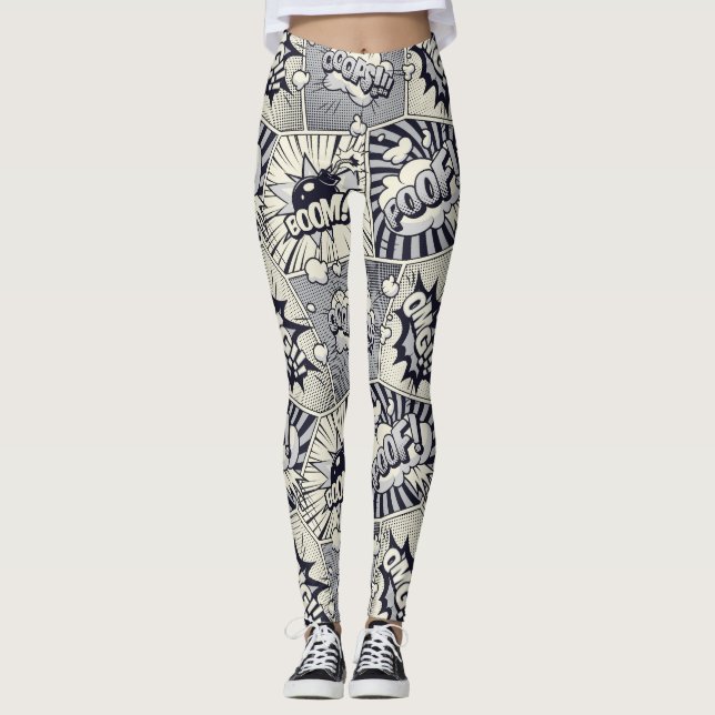 Comic Callouts Leggings (Vorderseite)