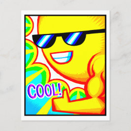 Comic Card #1404 Art Print