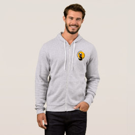 Comic Cartoon Cat | Herren-Vollzip Hoodie