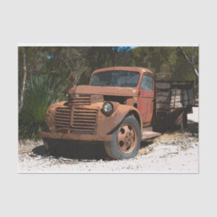 Comic Cartoon Rusty Alte LKW Outdoor Australien Seidenpapier