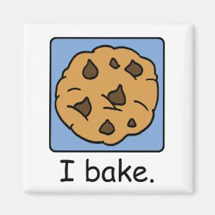 Comic-Clip-Art-leckeres-Schokoladenstückchen-Cooki Magnet