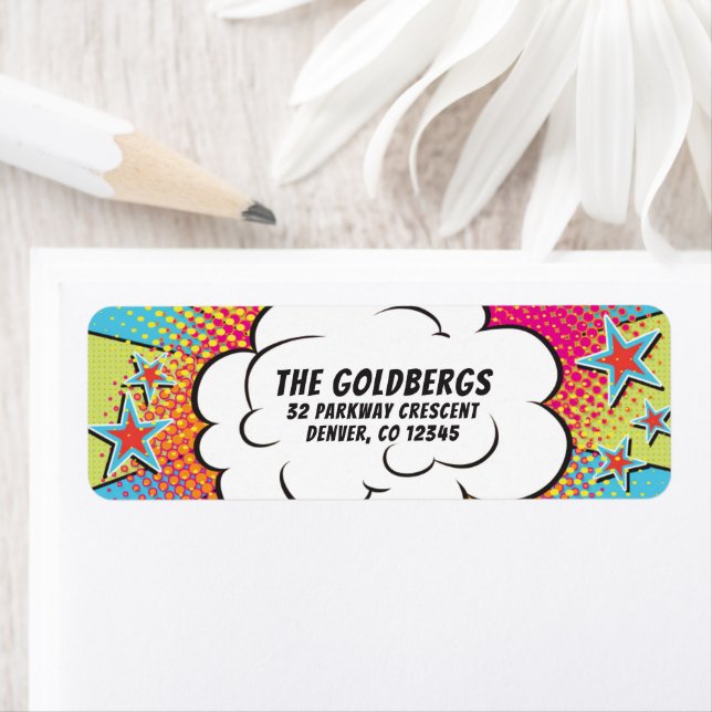 Comic Comic Book Bar or Bat Mitzvah Adresse (Insitu)