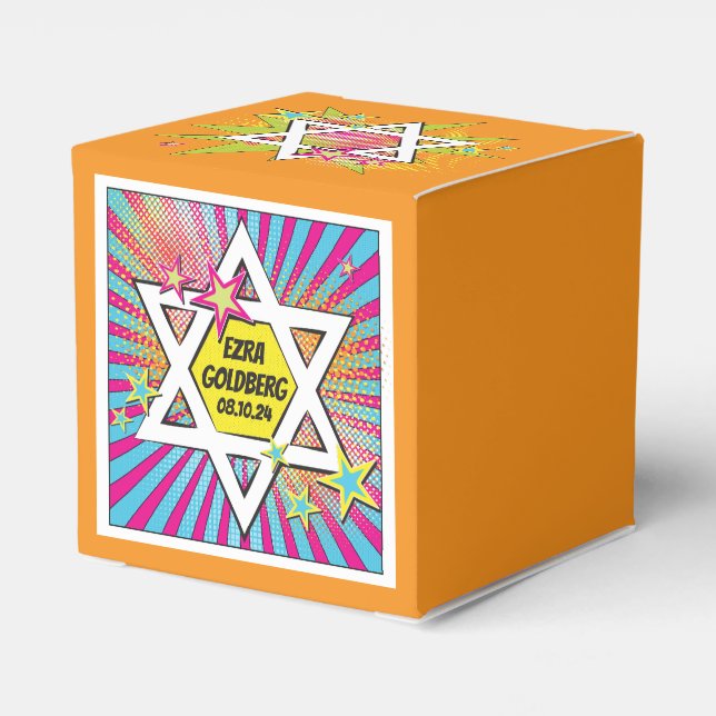 Comic Comic Buch Bar Mitzvah Star von David Geschenkschachtel (Rückseite)