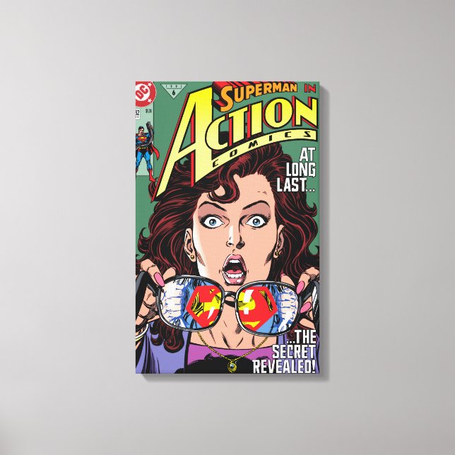 Comic der Aktion #662 Feb 91 Leinwanddruck (Vorderseite)