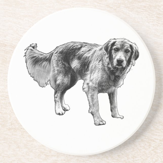 Comic Dog Untersetzer für Spooky Tables (Vorne)