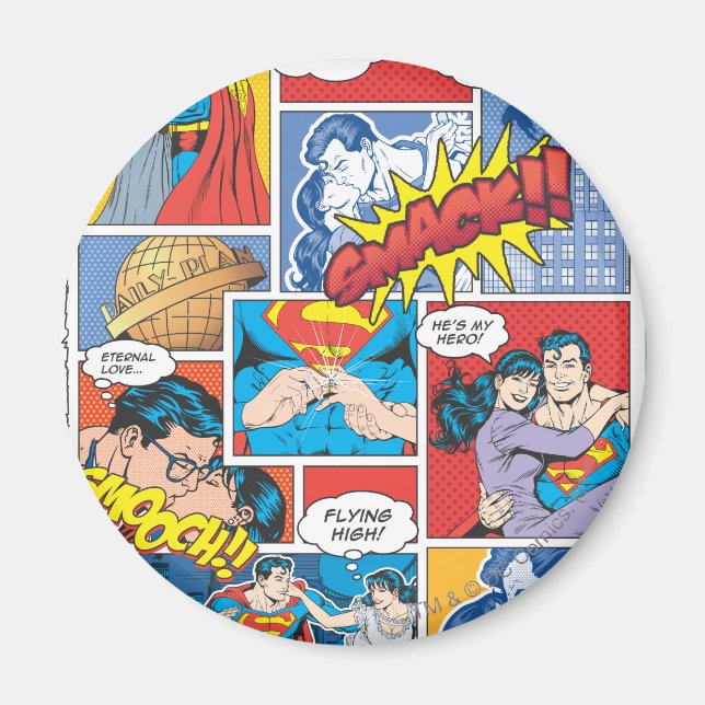 Comic-Folien der Liebe - Farbe Magnet (Vorne)