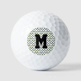 Comic Funny Sports Superheld Boom Bomb Initial Golfball
