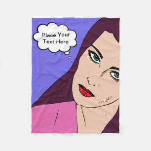 Comic Girl #1 Fleecedecke