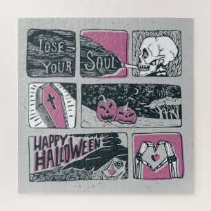 Comic Halloween: Spaß-Illustration