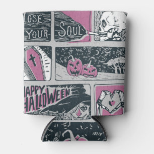 Comic Halloween: Spaß-Illustration Dosenkühler