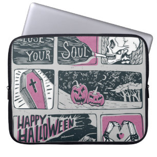 Comic Halloween: Spaß-Illustration Laptopschutzhülle