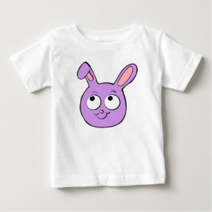 Comic-Hasen-Kopf Baby T-shirt