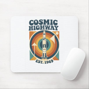 Comic Highway – Lustige Pop Art für Comic-Fans Mousepad
