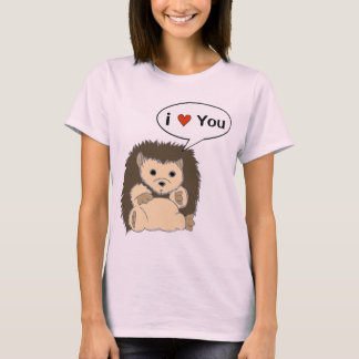 Comic-Igels-Shirts fertigen die Spracheblase T-Shirt