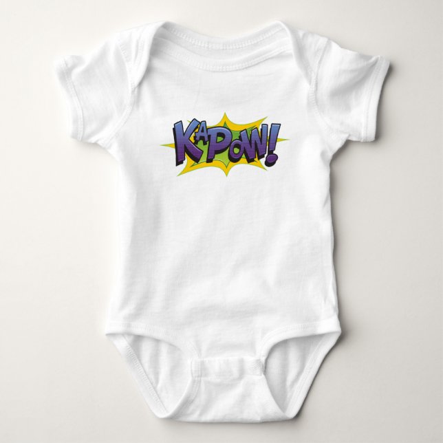 Comic KaPow! Baby Strampler (Vorderseite)