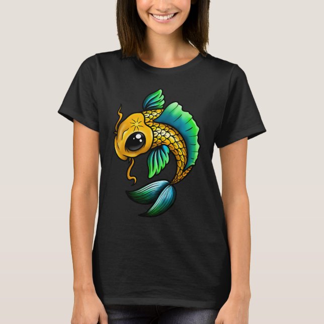 Comic-Karpfen T-Shirt (Vorderseite)