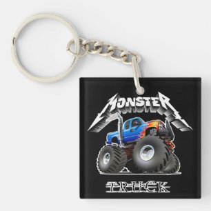 Comic-Monstertruck Schlüsselanhänger
