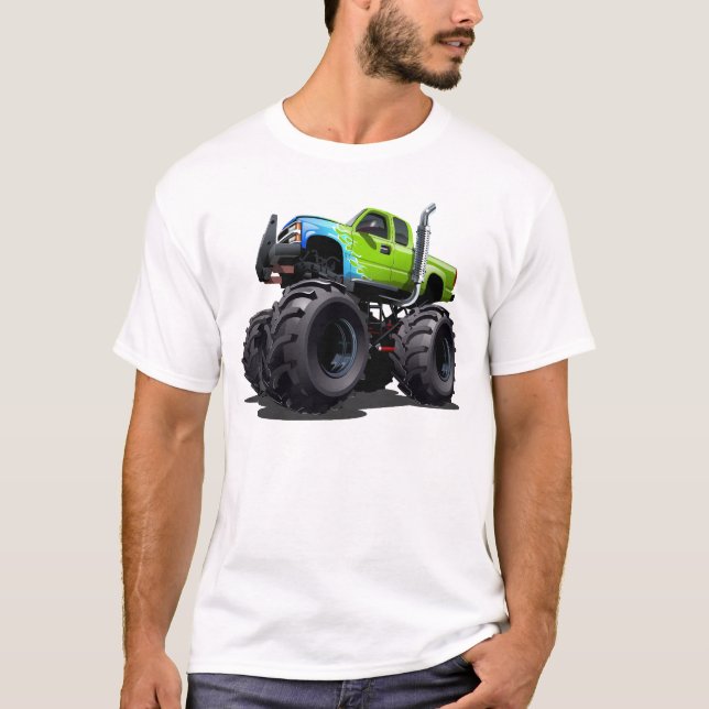 Comic-Monstertruck T-Shirt (Vorderseite)
