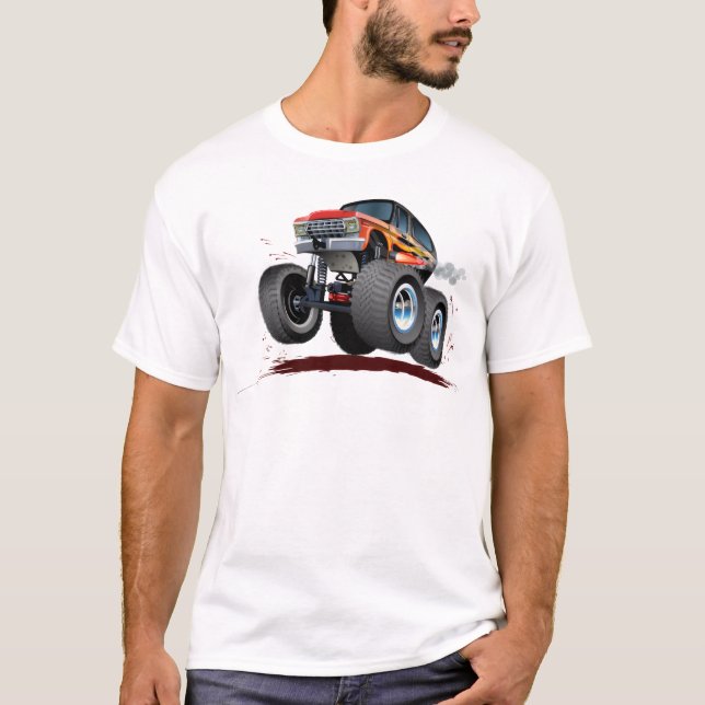 Comic-Monstertruck T-Shirt (Vorderseite)