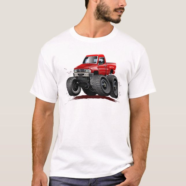 Comic-Monstertruck T-Shirt (Vorderseite)