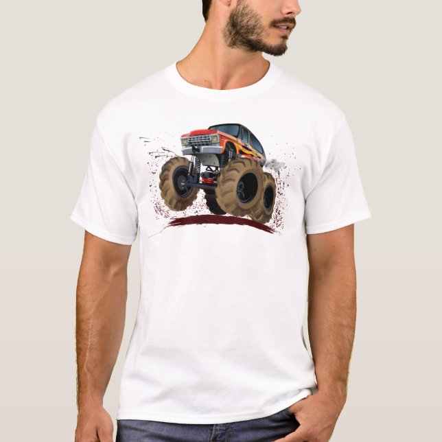 Comic-Monstertruck T-Shirt (Vorderseite)