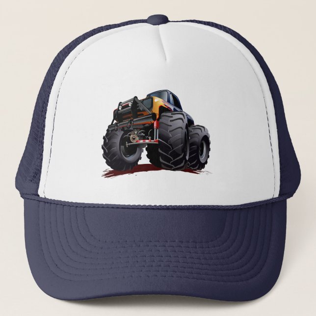 Comic-Monstertruck Truckerkappe (Vorderseite)