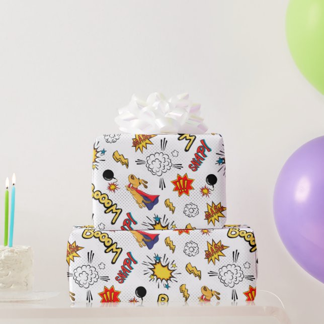 Comic-Muster  Geschenkpapier (Partygeschenke)