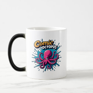 Comic Octopus: Spaß & Quirky Seebad Höhe Verwandlungstasse