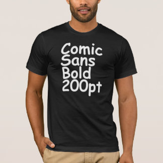 Comic ohne mutiges 200 Pint-Schwarzes T-Shirt