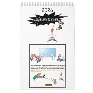 Comic-Pfad zu einem bestärkenden Wahrheitskalender Kalender
